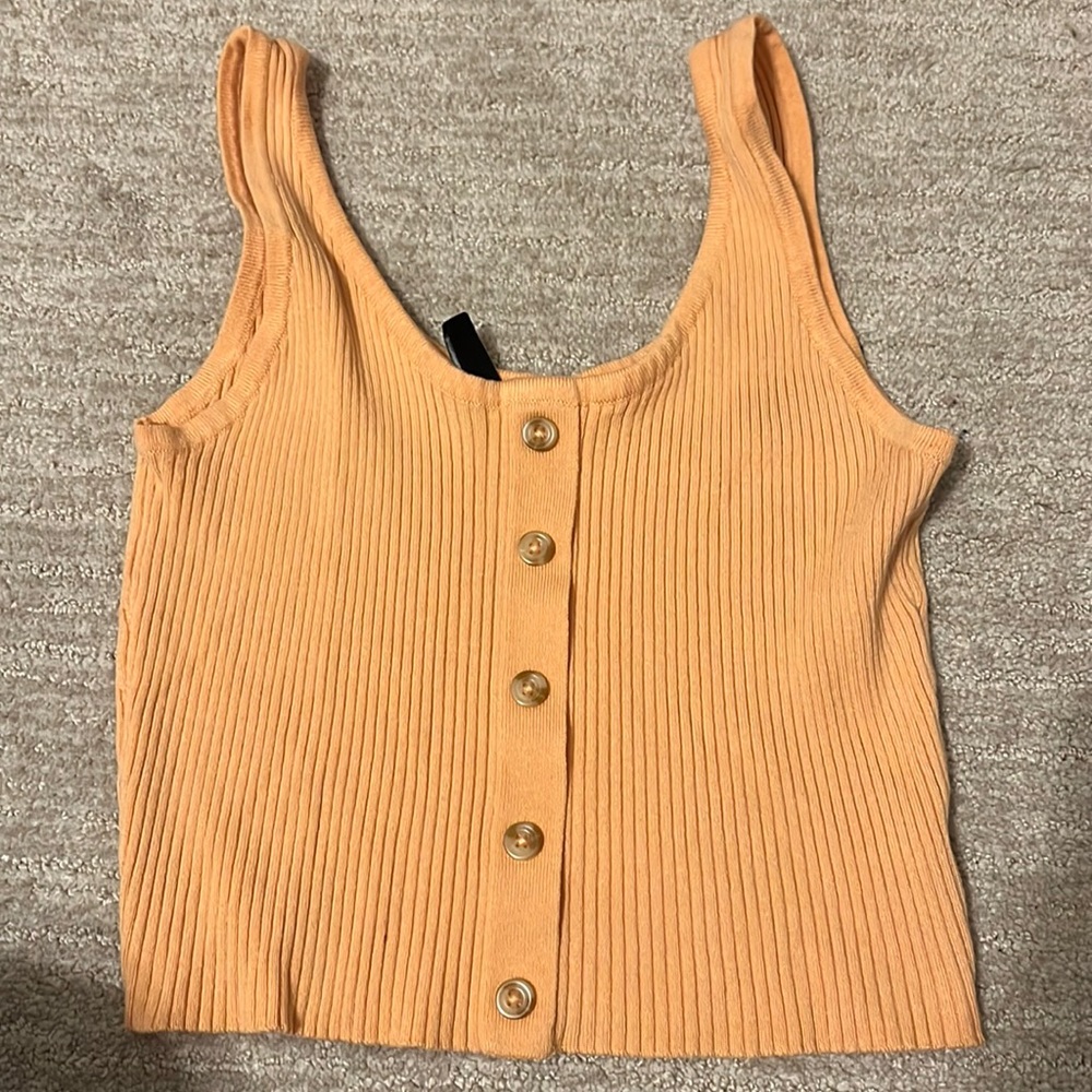 orange h and m tank